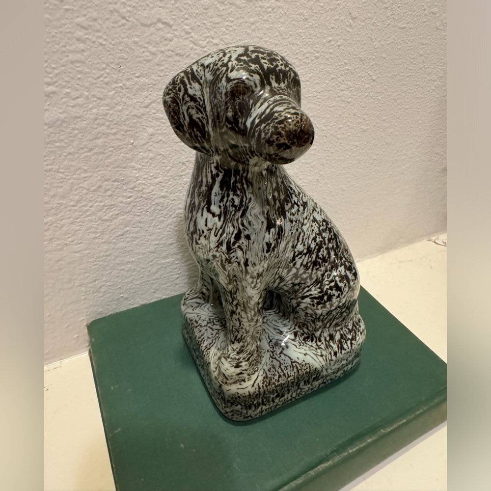 Vintage Style Cermaic Glazed Dog Figurine - Picture 3 of 12